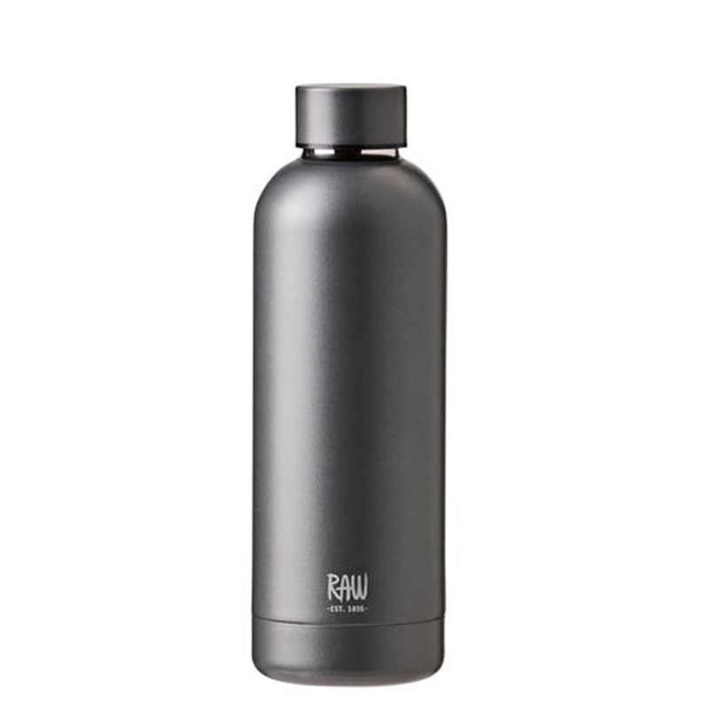 Billede af RAW TO GO termoflaske metallic dark grey hos Dahls Gravering