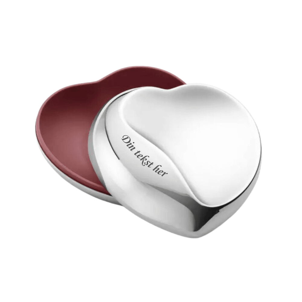 Georg Jensen HEART BOBONNIERE hjerteskål med låg - stor