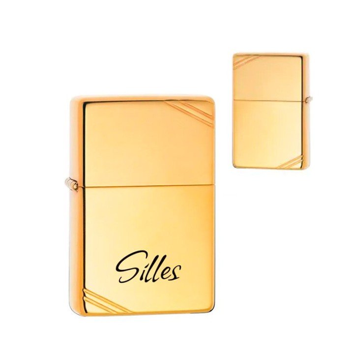 Zippo Lighter Vintage (messing) - Perfekt som gave