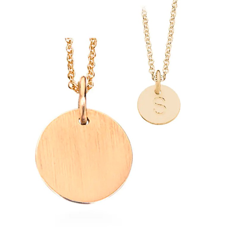 Scrouples Lovetag forgyldt lille vedhæng inkl. kæde
