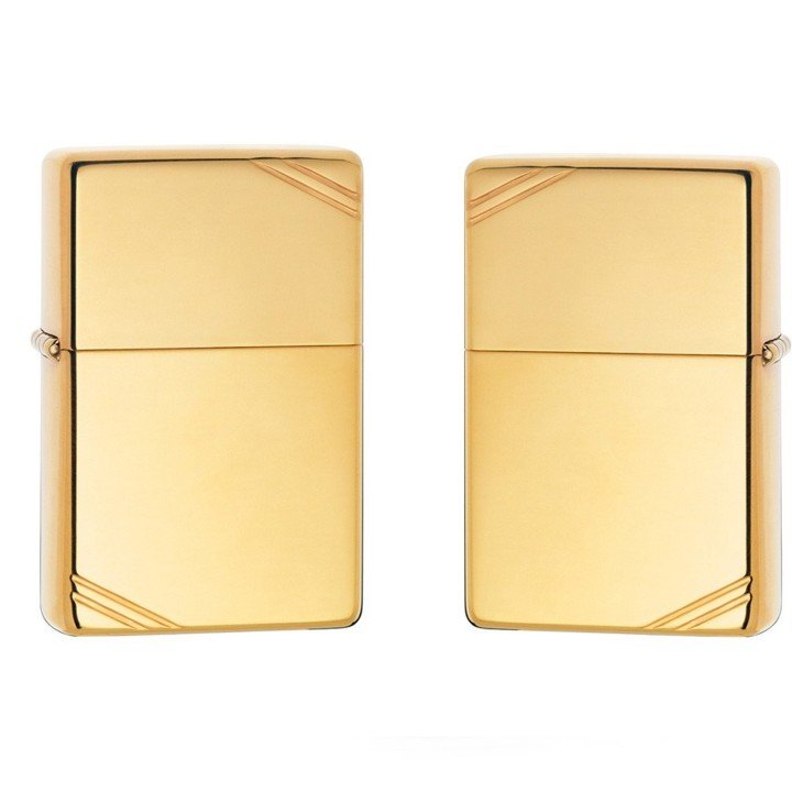 Zippo Lighter Vintage (Blank messing) - Perfekt som gave