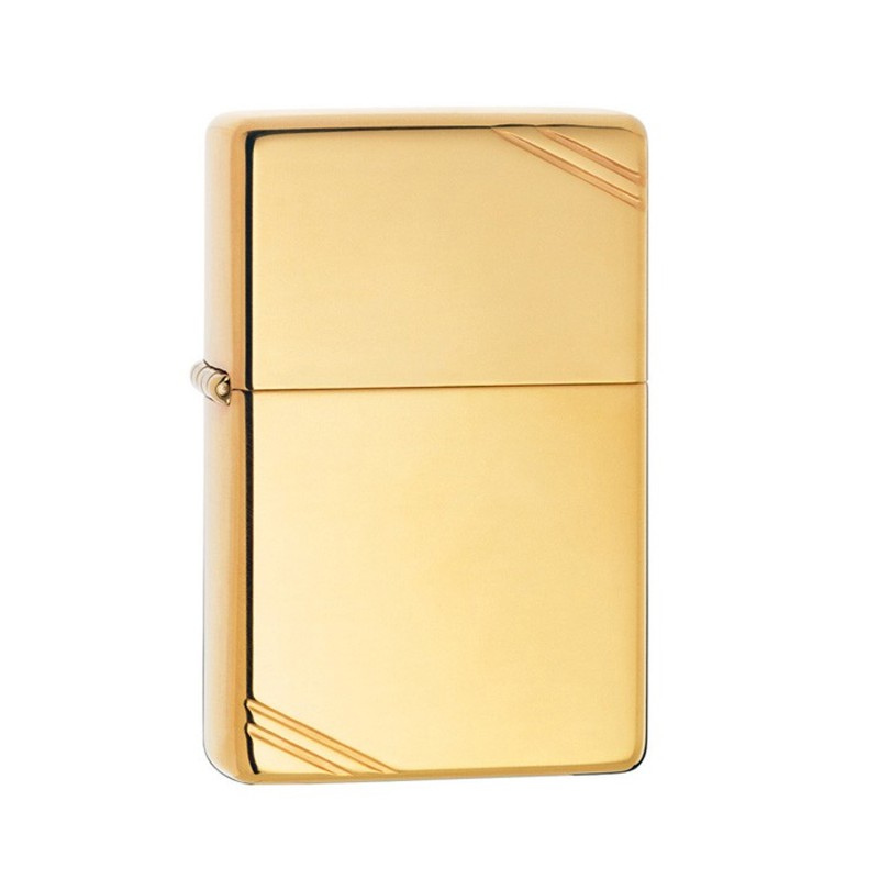 Se Zippo Lighter Vintage High Polish Brass hos Dahls Gravering