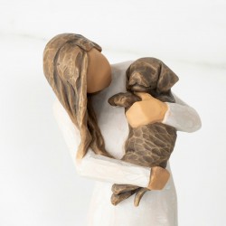 Willow Tree Adorable You - dark dog
