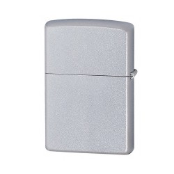 Zippo Lighter Satin Chrome