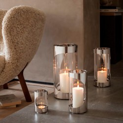 Georg Jensen CHROME CONTOURS bloklysstage - høj
