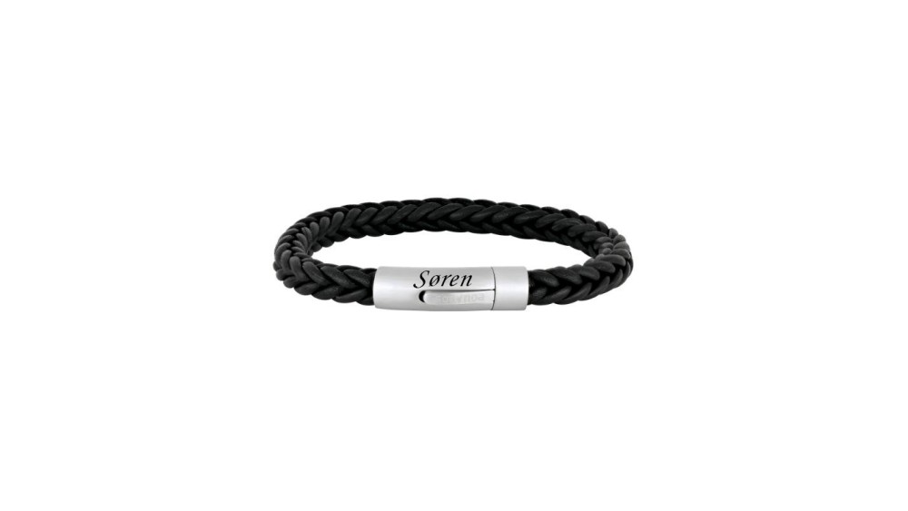 Armbånd med navn til mænd | Køb med gratis gravering