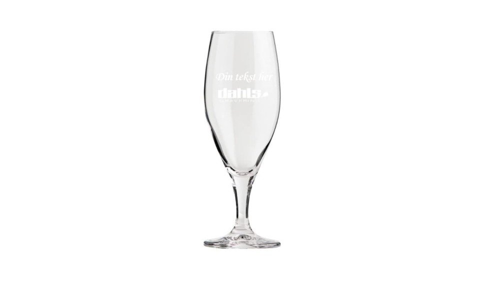 Ølglas med logo | Gratis gravering & ingen minimumskøb