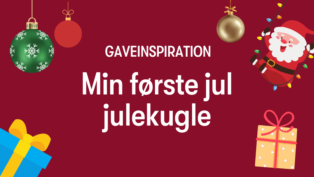 Min første jul julekugle