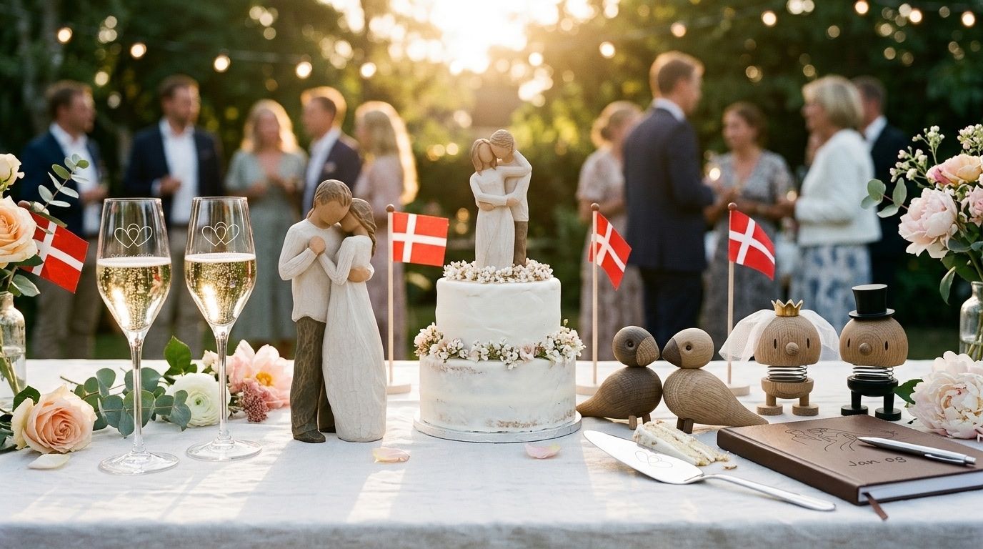 Personlige bryllupsgaver med gravering – Dahls Gravering